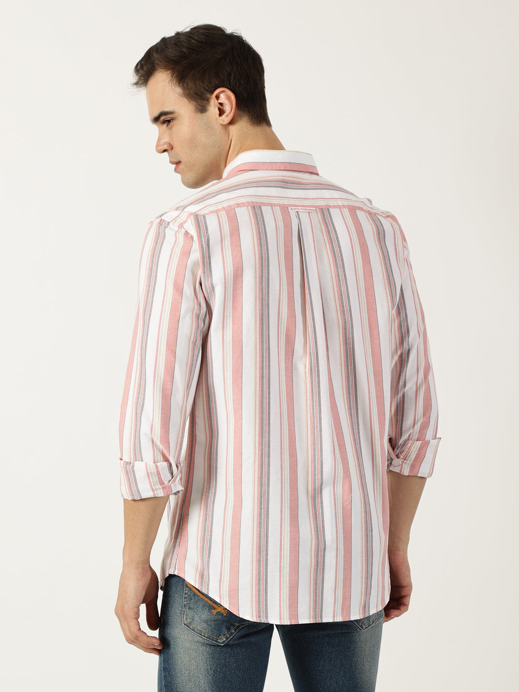 Premium Oxford Striped Shirt (Tailored Fit)