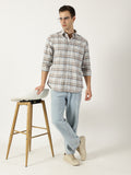 Premium Oxford Green Check Shirt (Tailored Fit)